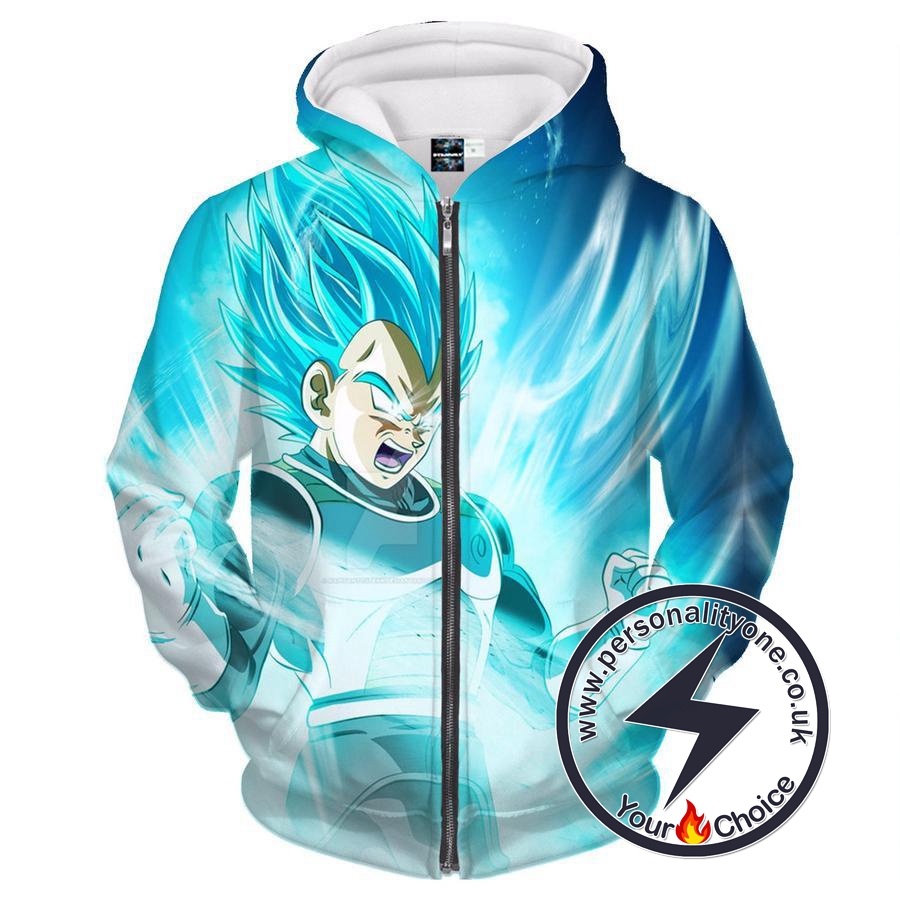 Dragon Ball Z - SSJ Vegeta ZipUp - Hoodies Jackets